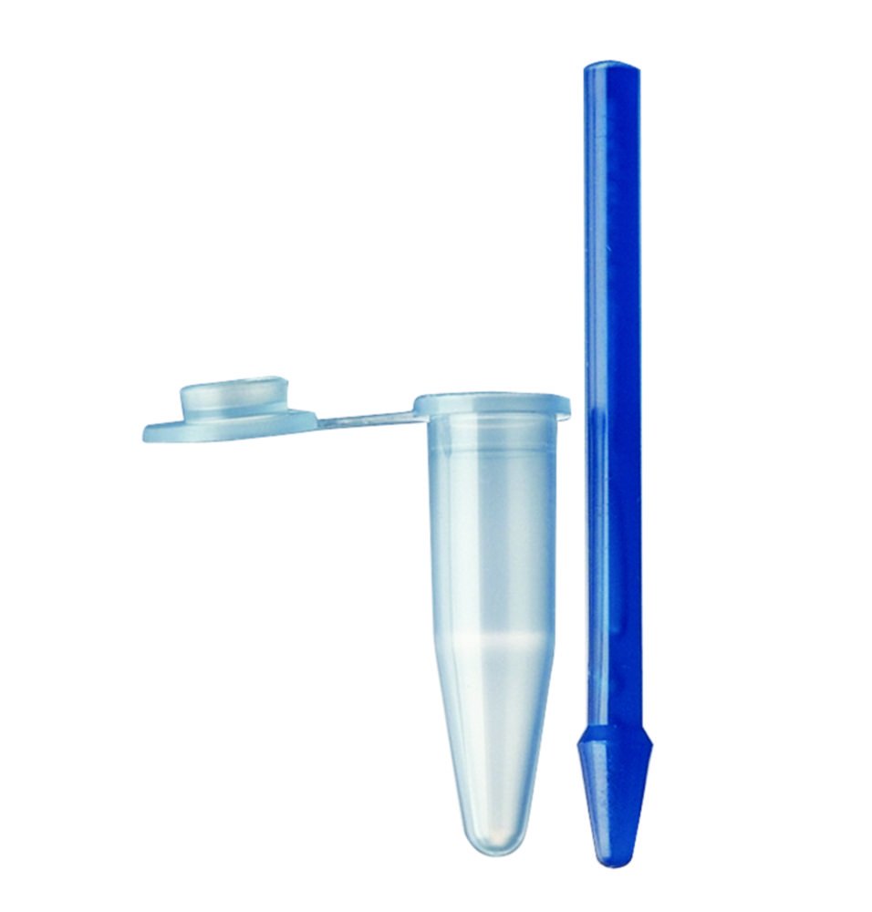 Disposable Pellet pestles, PP, with reaction tube | For volume ml: 1.5