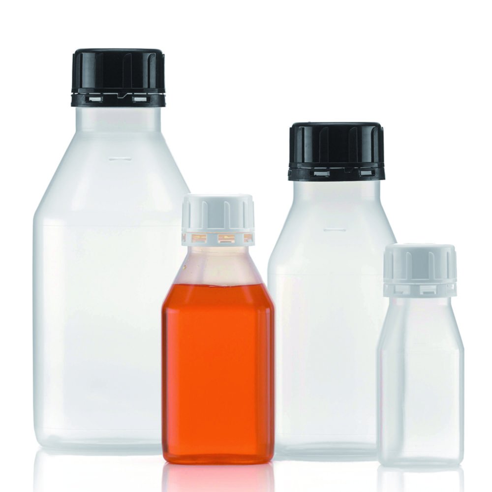 Narrow-mouth bottles without closure series 310 "Clear Grip", PP