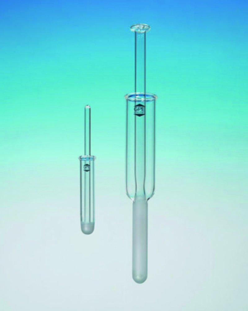 Homogénéiseur, tube de Griffiths, verre borosilicaté 3.3 | Capacité ml: 5