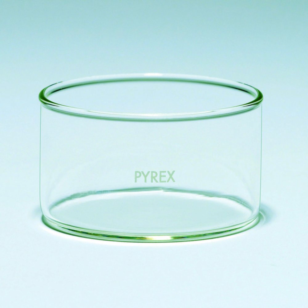 Crystallising dishes, flat bottom, Pyrex®