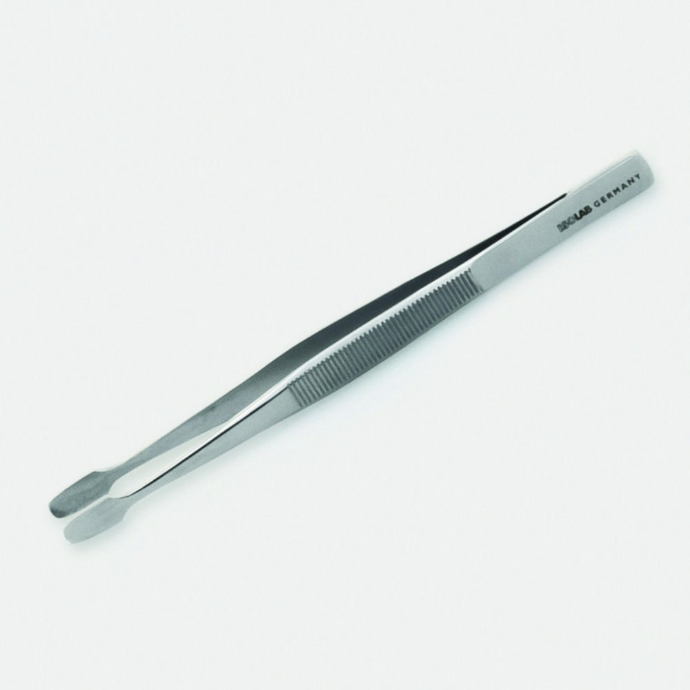 Cover glass forceps, stainless steel