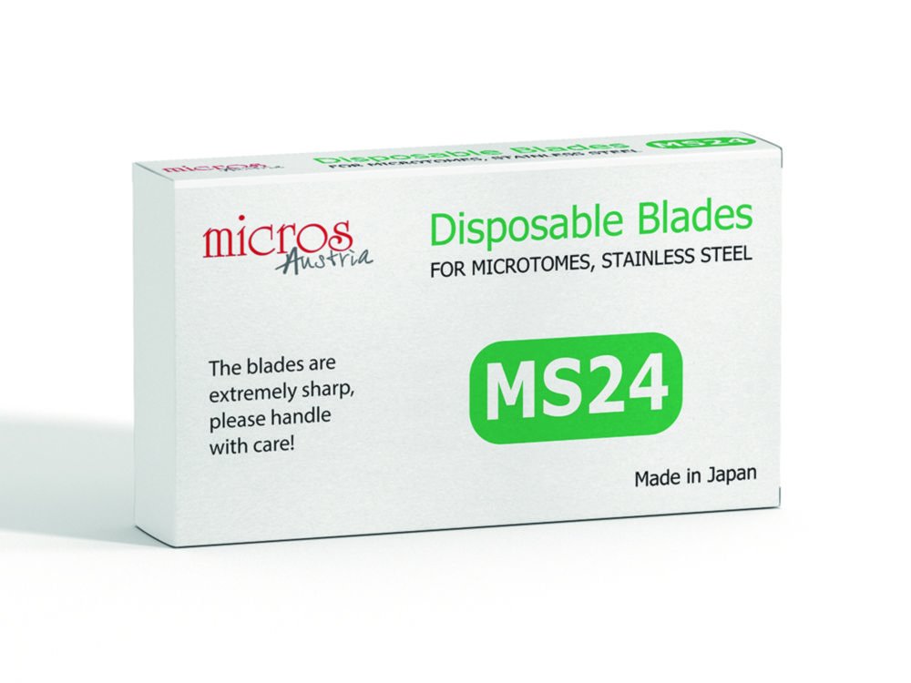 Blades for Microtoms, stainless steel | Type: MS24