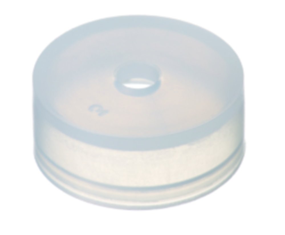 LLG-PE Caps ND20, transparent, for DIN crimp neck