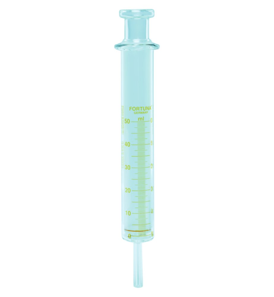 Gas syringes, FORTUNA®, soda lime glass