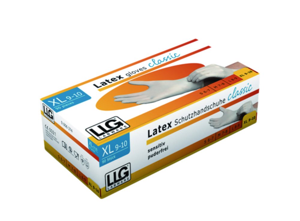 LLG-Disposable Gloves classic, Latex | Glove size: S