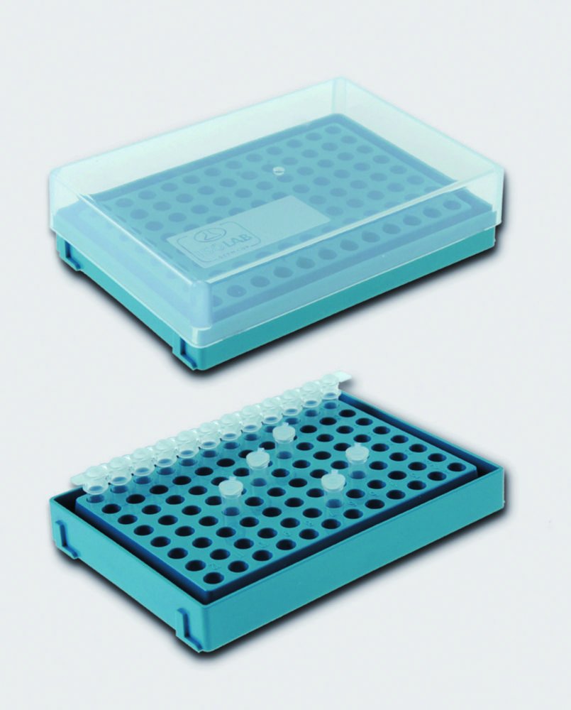 96-Well PCR Rack, PP | Pour tubes ml: 0,2