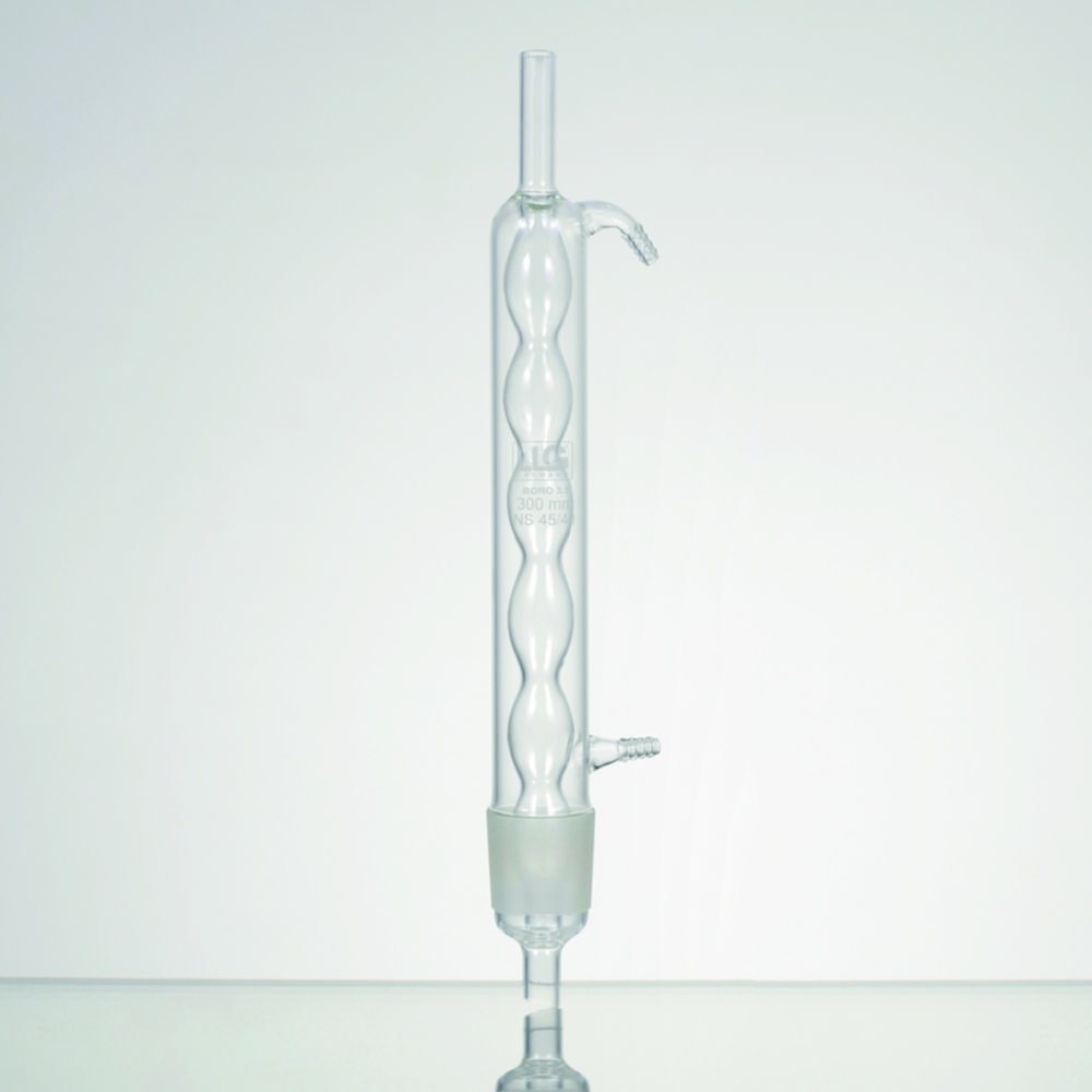 LLG-Condenser acc. to Allihn, borosilicate glass 3.3, glass olive | Effective length mm: 250