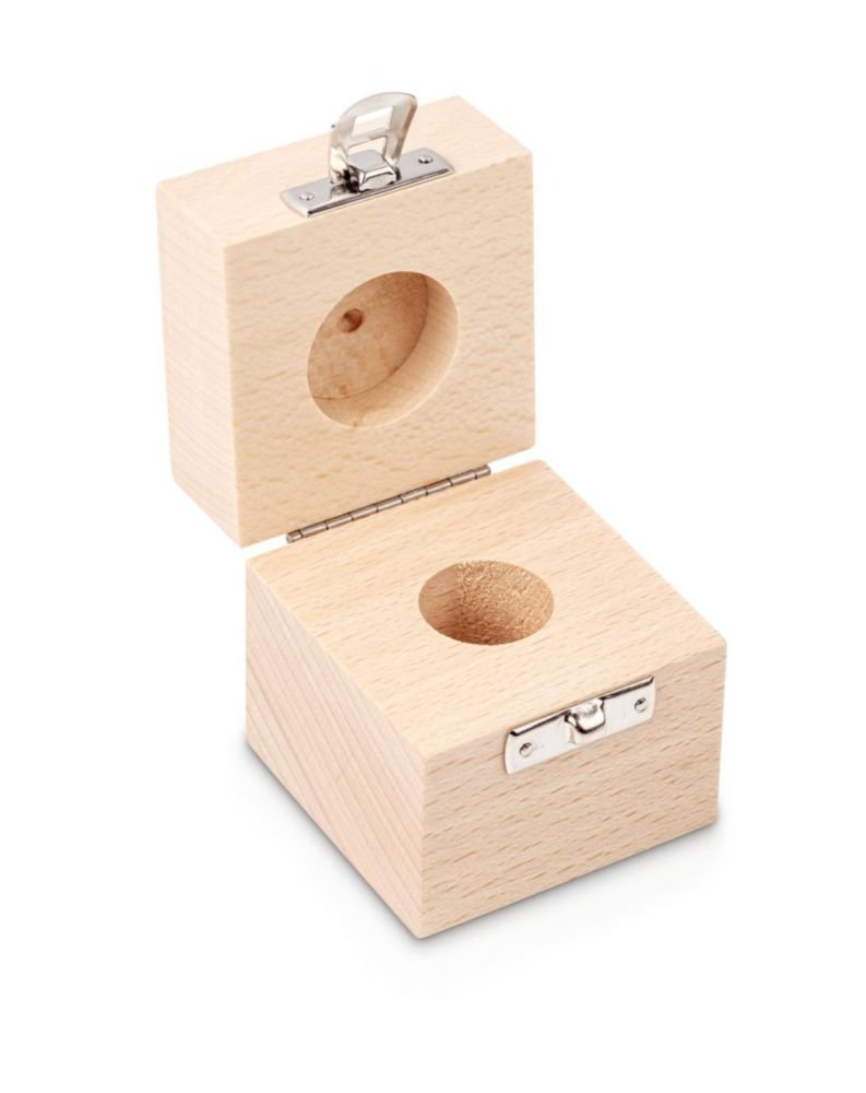 Wooden boxes for calibration weights, classes E1, E2, F1 | For: 100 g