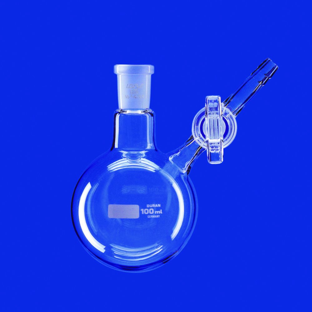 Nitrogen round-bottom flasks (Schlenk-flasks), DURAN® | Nominal capacity ml: 100