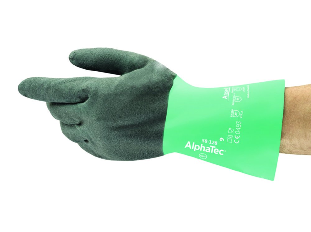 Chemical protective gloves AlphaTec® 58-128 | Glove size: 10