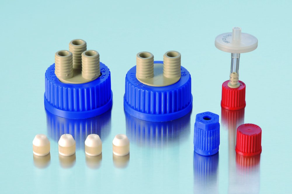 Flexible connecting system for DURAN® GL 45 flasks