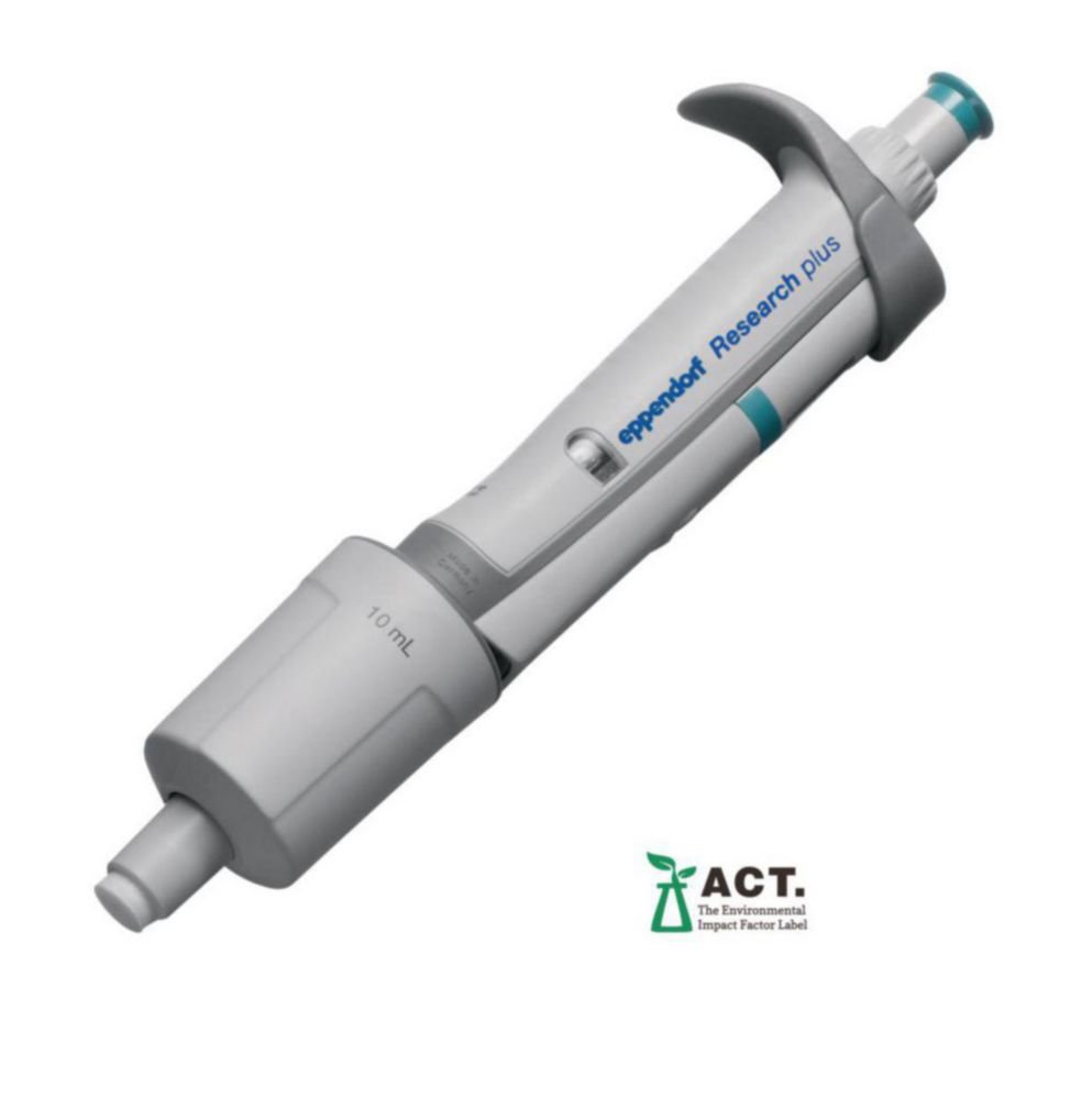Micropipettes monocanal Eppendorf Research® Plus (General Lab Product), volume variable | Volume: 1 000 ... 10000 µl