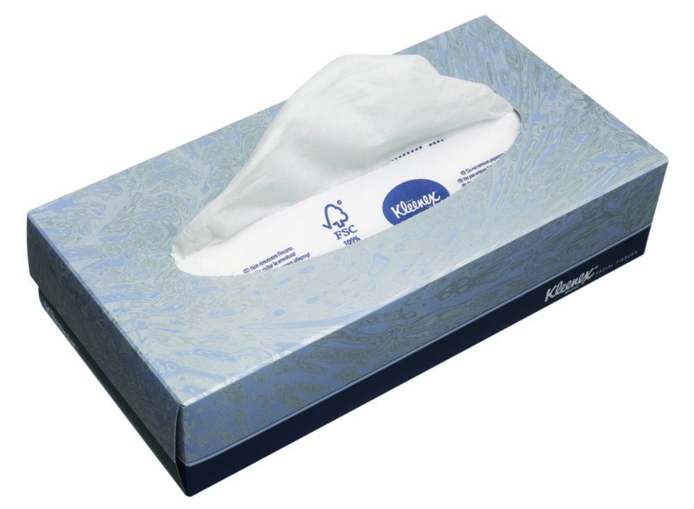 Facial Tissues Kleenex®, 2-ply, 100 wipes | Package contents: Box of 100 tissues
