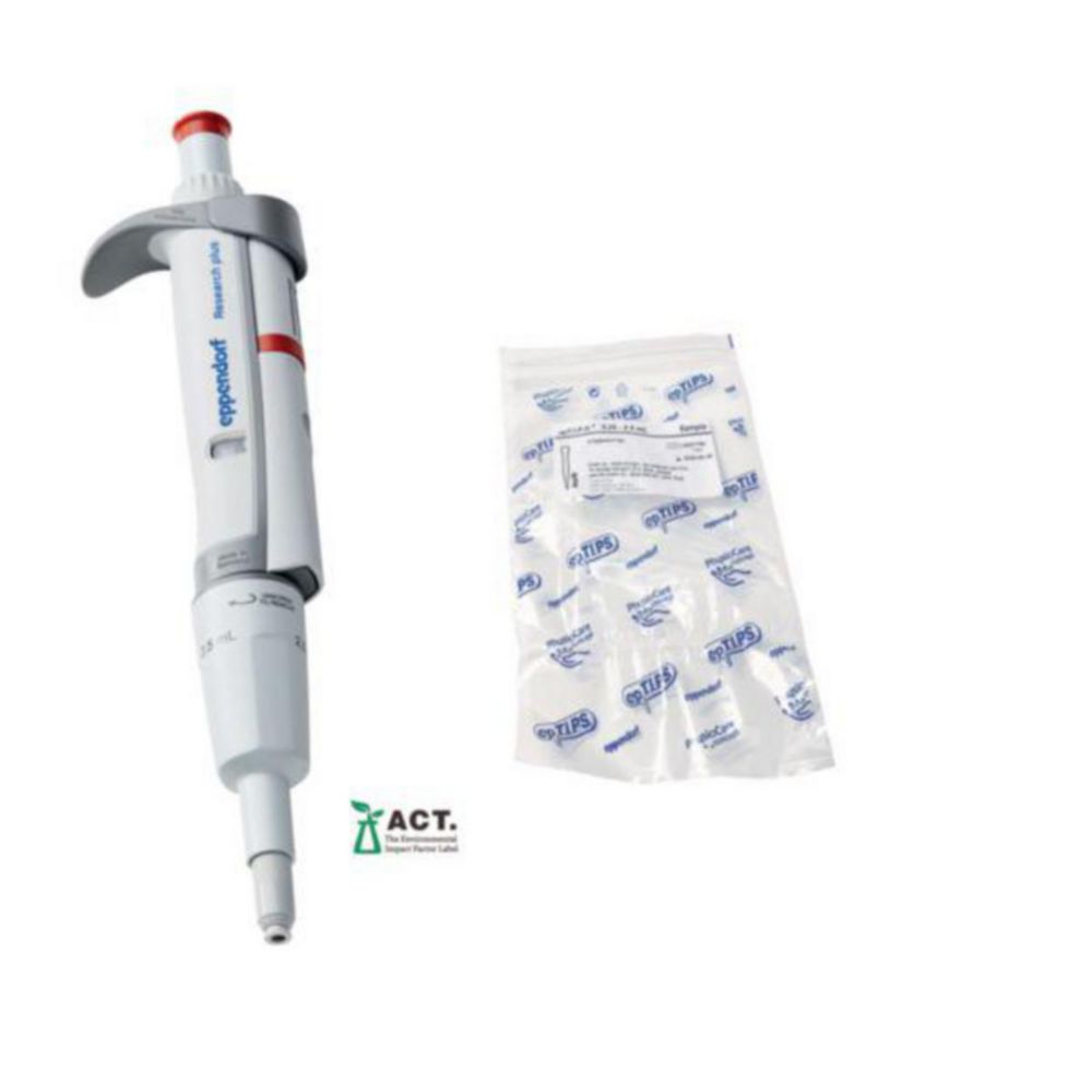 Einkanal-Mikroliterpipetten Eppendorf Research® plus (General Lab Product), variabel