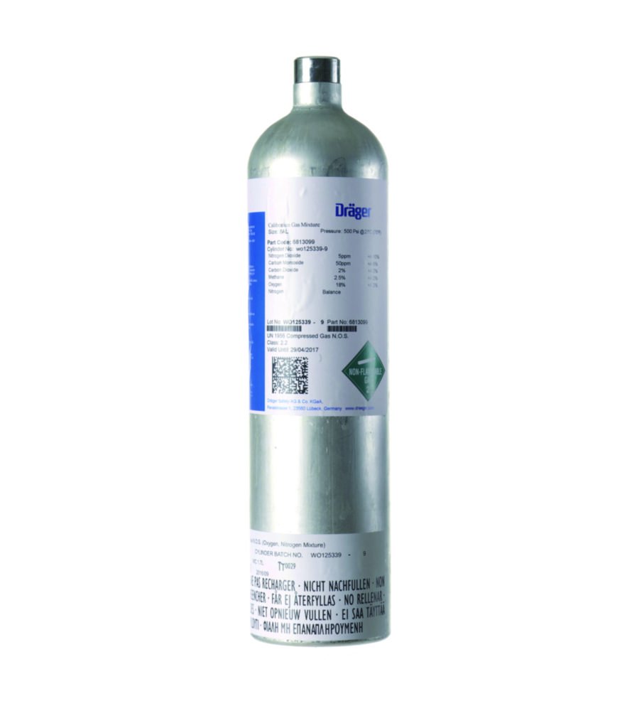 Testgase in Einwegflaschen | Typ: Schwefelwasserstoff