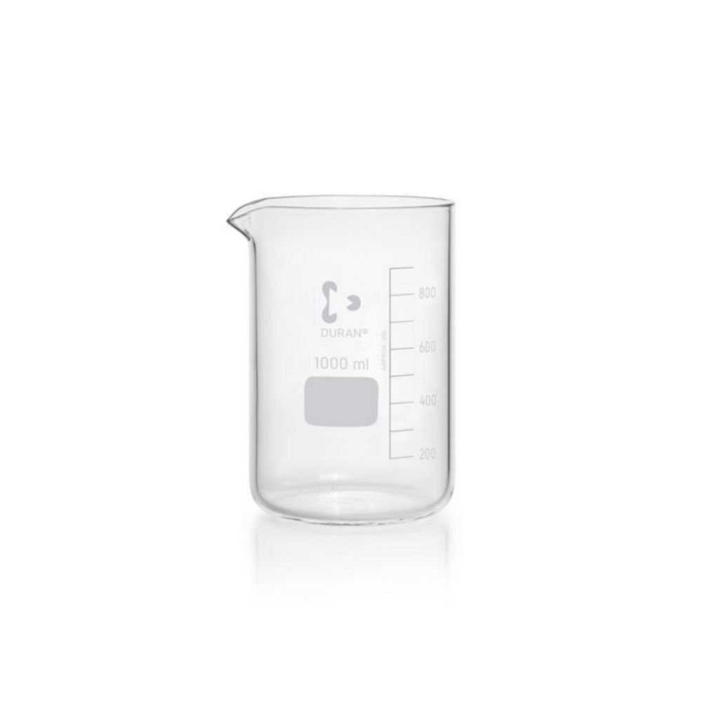 Bécher de filtration en verre, DURAN®, à paroi épaisse | Volume nominal: 1000 ml