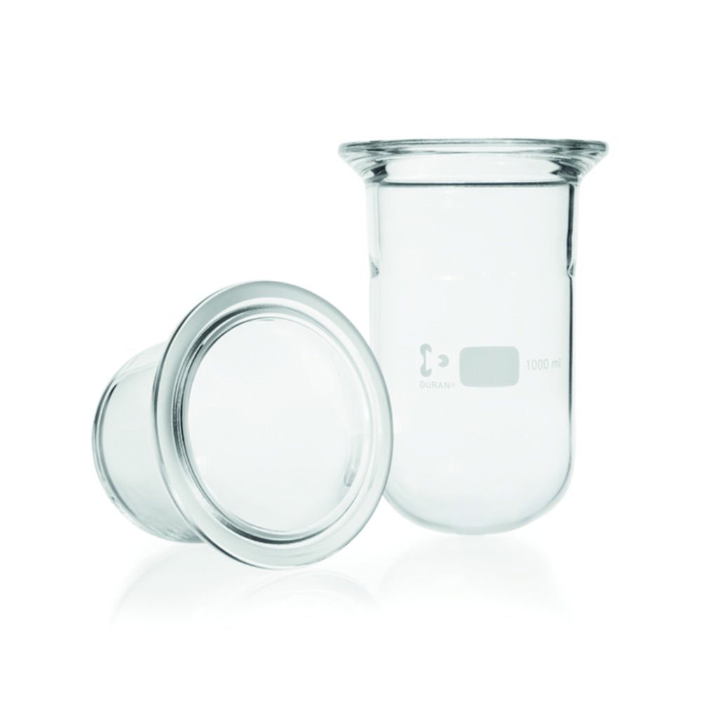 Réacteur à bride plate, en verre DURAN®, cylindrique | Capacité ml: 100