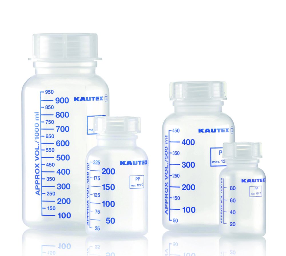 Wide-mouth bottles, series 303, PP | Nominal capacity: 500 ml