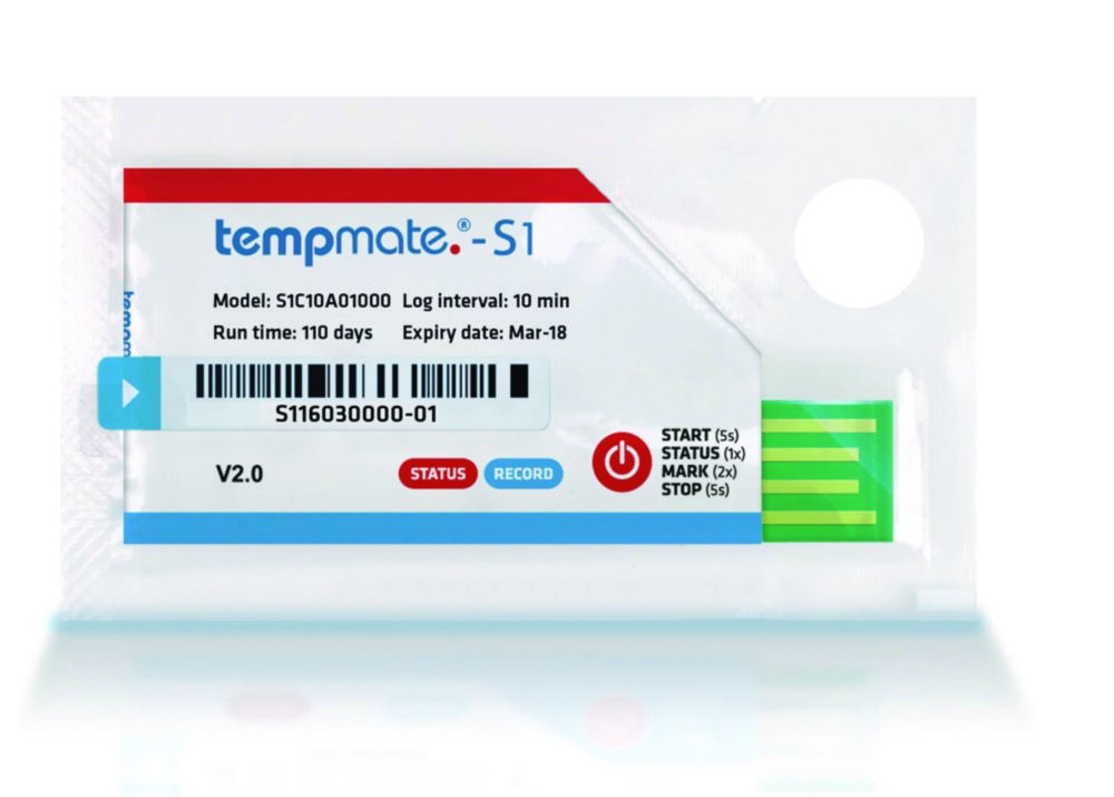 Disposable data logger TempMate-S1 | Type: TempMate-S1