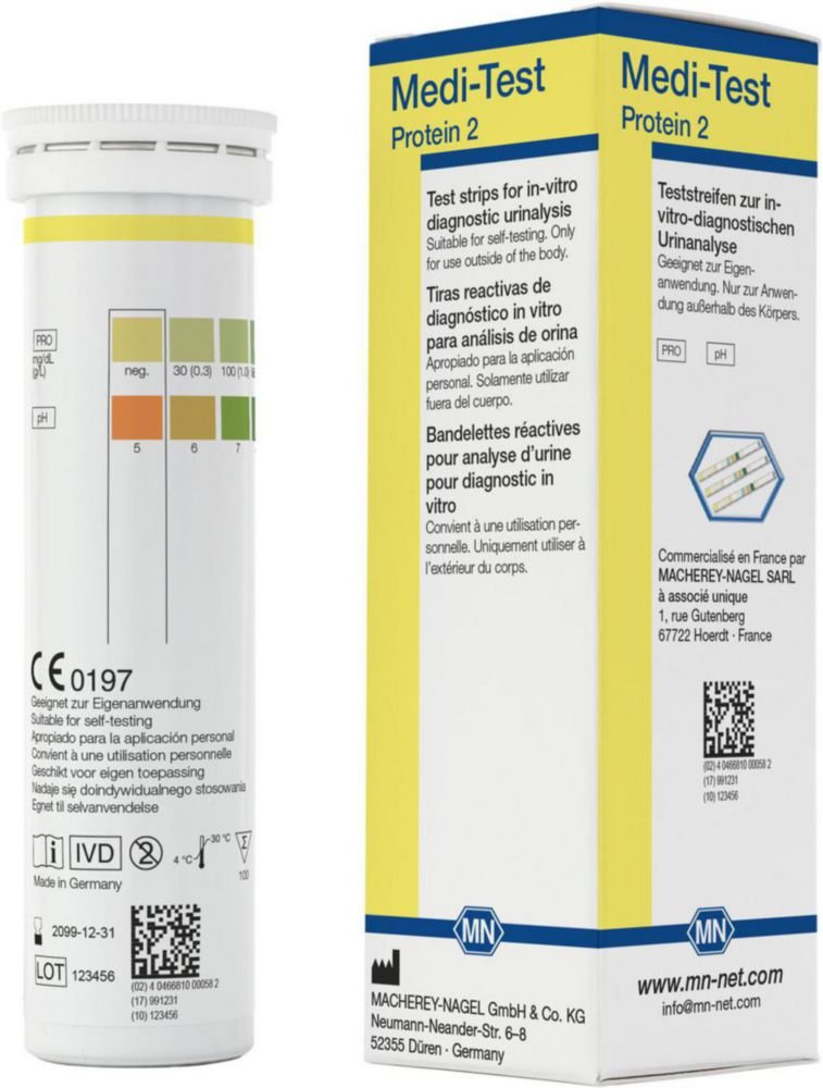 Test strips for Urine analysis MEDI-TEST | Type: Protein 2