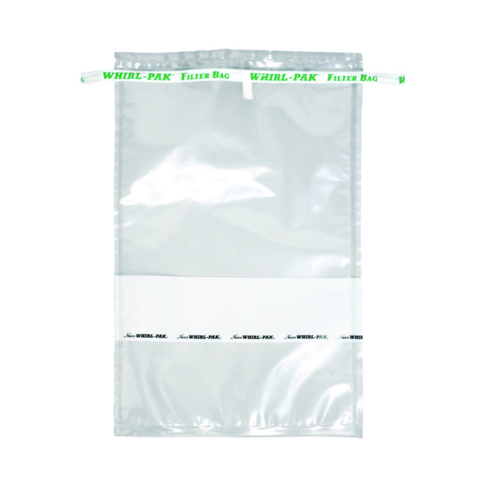 Sacs d'échantillonnage avec filtre, Whirl-Pak®, PE, stériles | Volume nominal: 1627 ml