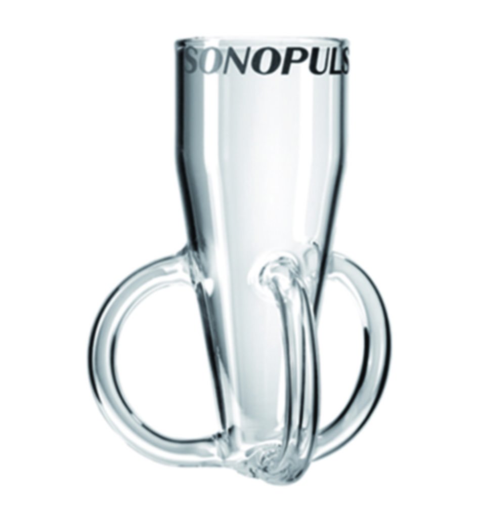 Glass sample vessels, Borosilicate glass 3.3 for Ultrasonic homogenisers SONOPULS | Type: KG 5 cooling vessel