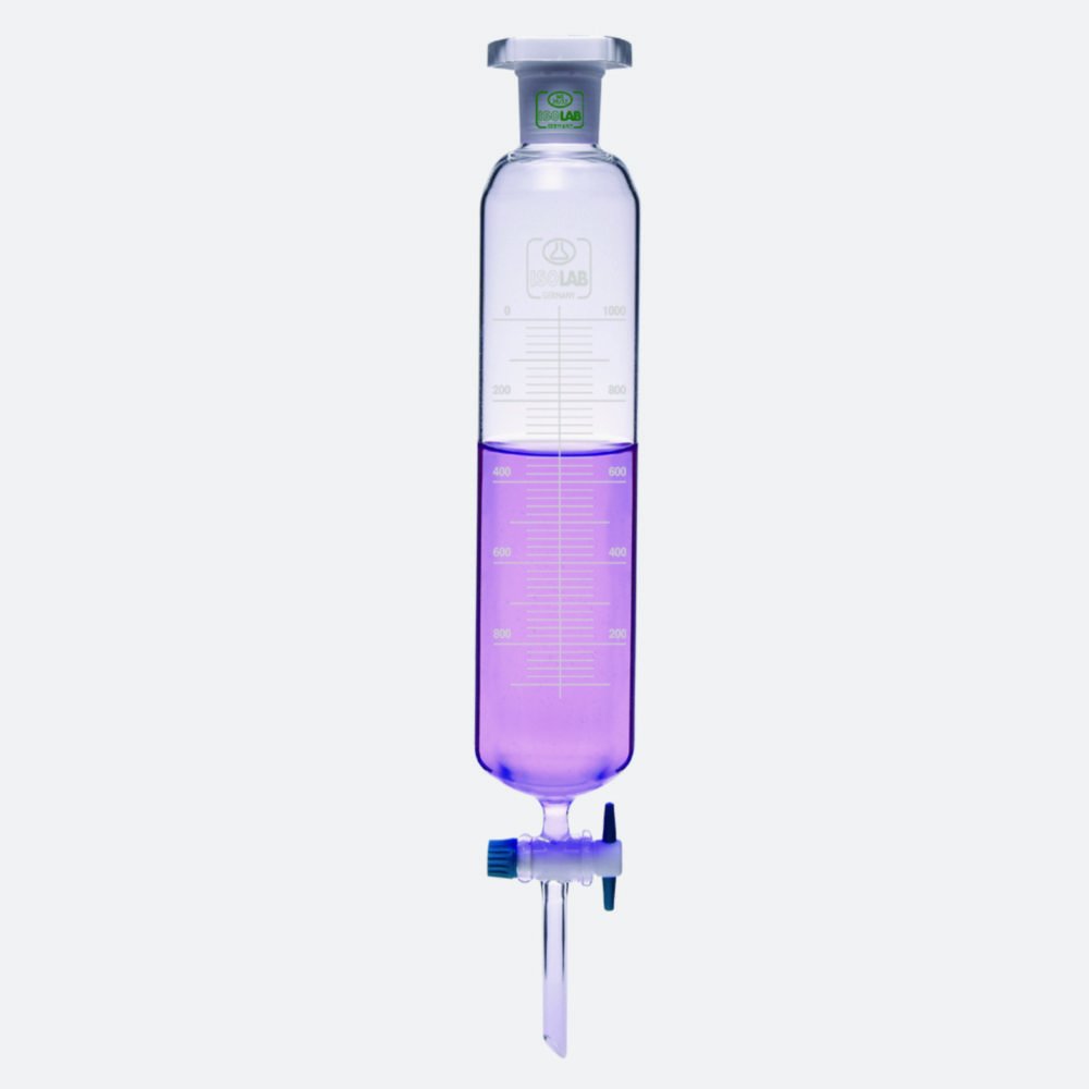 Ampoule à décanter, verre borosilicate 3.3, avec bouchon RN en PE | Volume nom. ml: 250