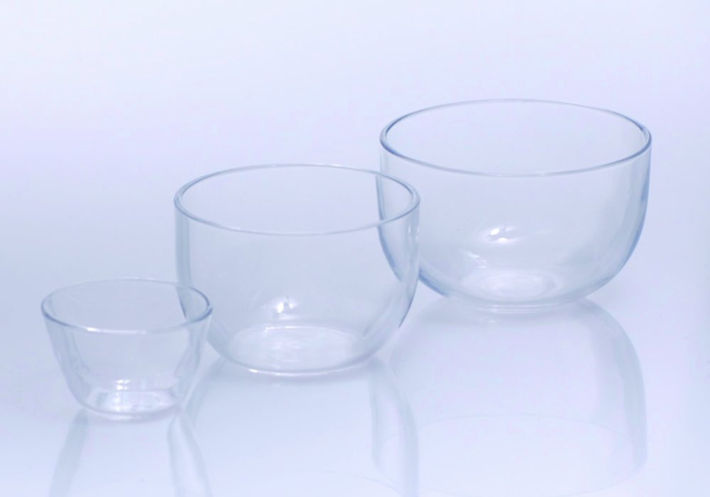 Crucibles, quartz glass, low form | Nominal capacity: 85 ml