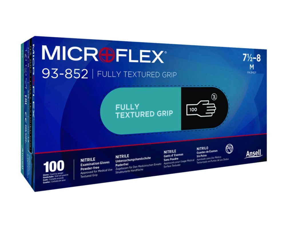 Einmalhandschuhe MICROFLEX® 93-852, Nitril | Handschuhgröße: XS (5,5 - 6)